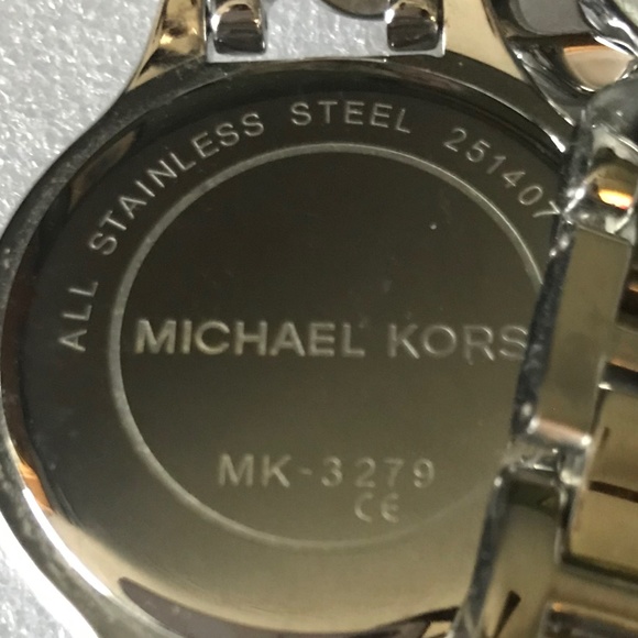 Michael Kors Women’s Slim Runway White Dial Stainless Steel Watch MK3279 - Picture 8 of 16